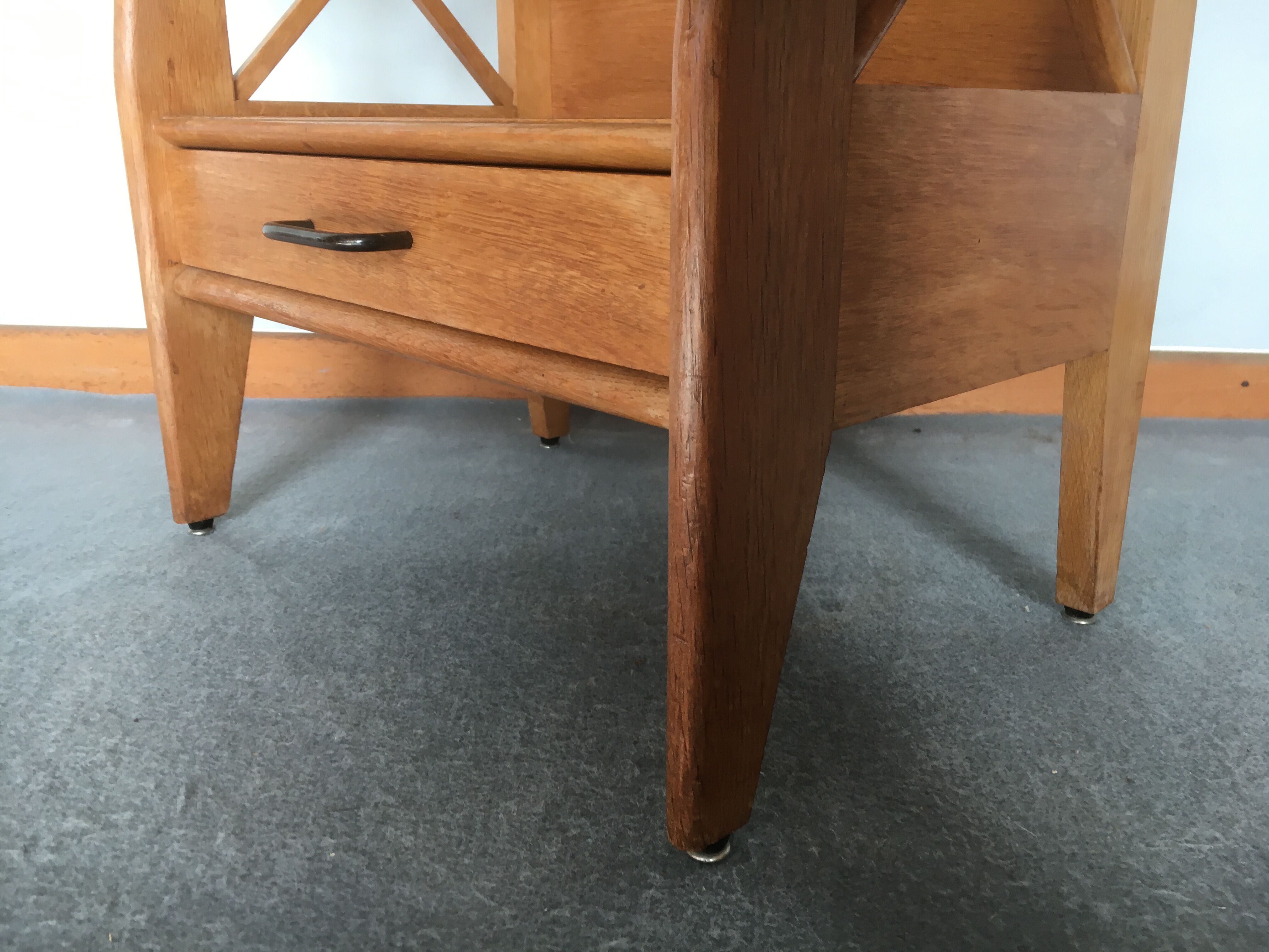 Bedside in oak 1950