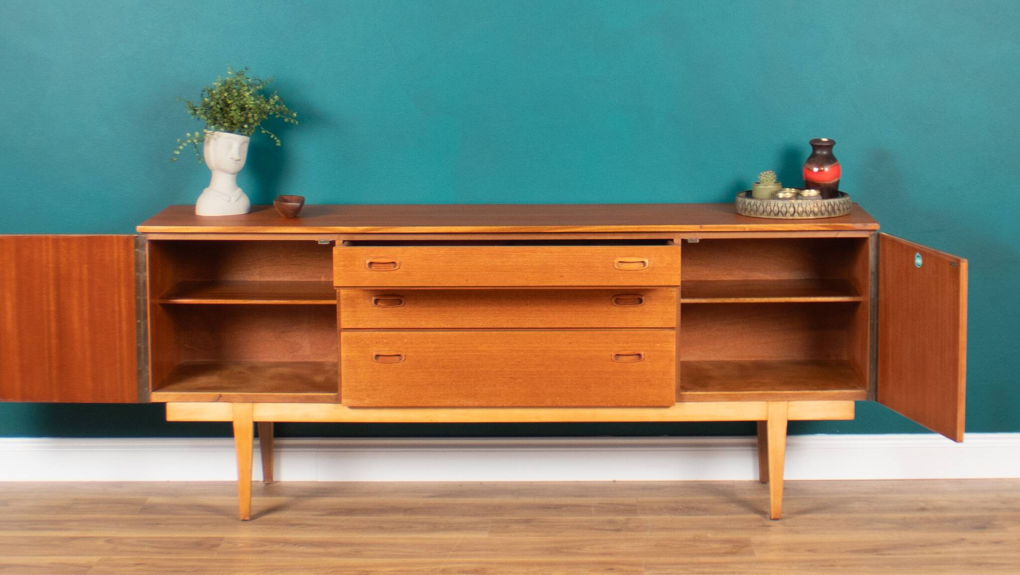 Retro teak 1960s nathan mid century sideboard
