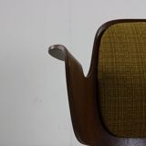 Organic design arm chair by Hans Olsen for Bramin