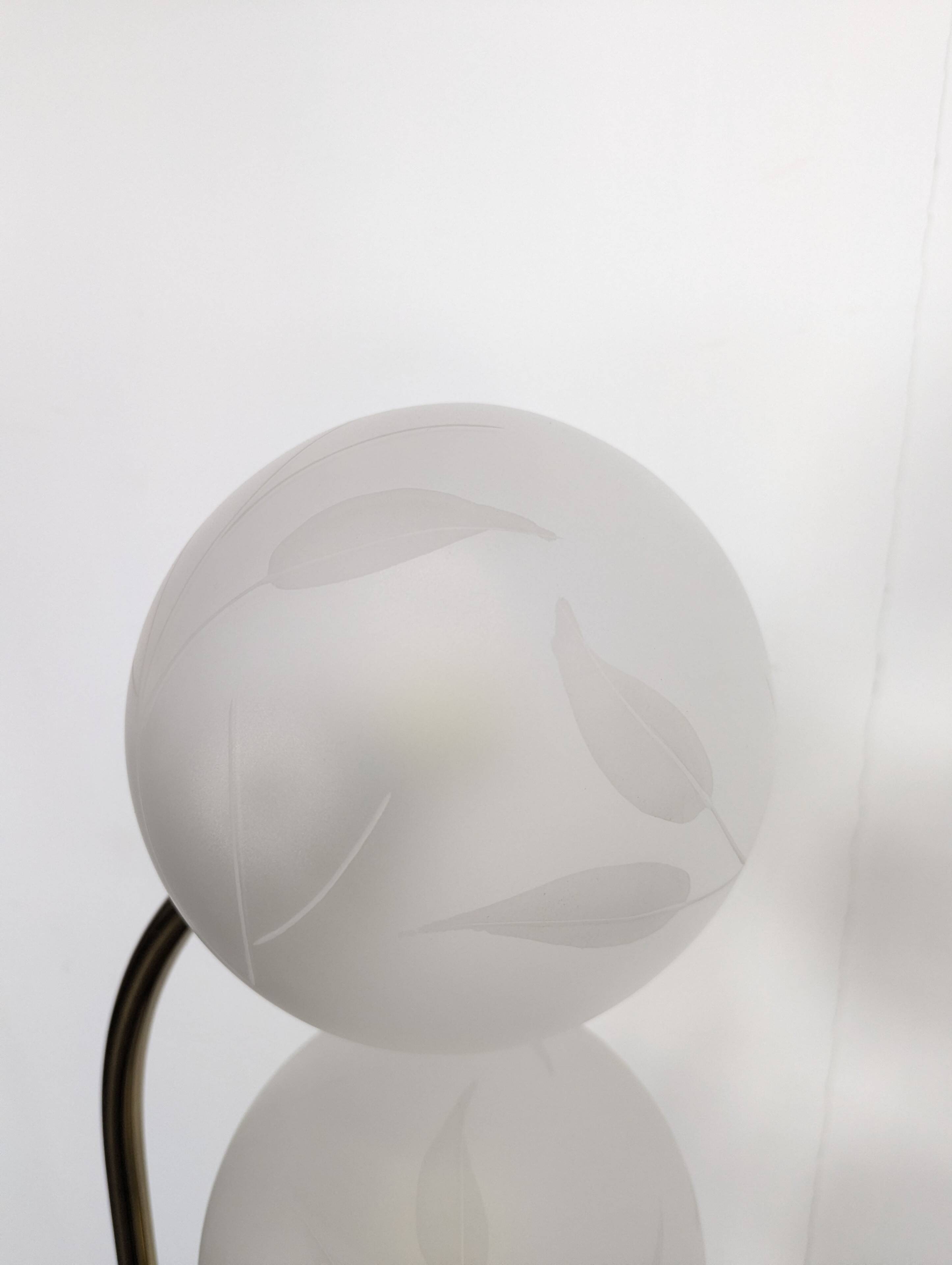 1980s Italian design ball floor lamp