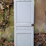 Old interior door from the end of the 19th century with locking system