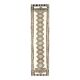 Vintage Turkish Hand-Knotted Wool Cotton White Runner Rug 78x354