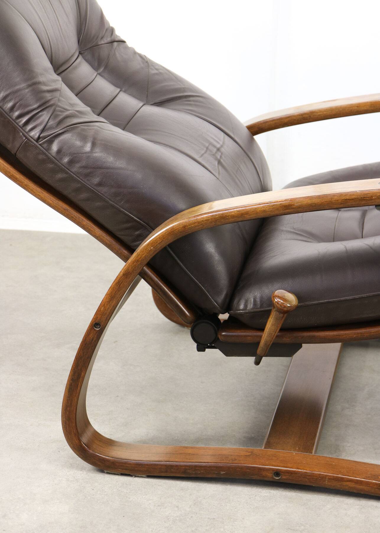 The Panter Leather Lounge Set by Arnt Lande for Westnofa, 70s