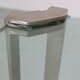 Peter Ghyczy for Ghyzcy Square Glass Coffee Table, 1970's Hollywood Regency