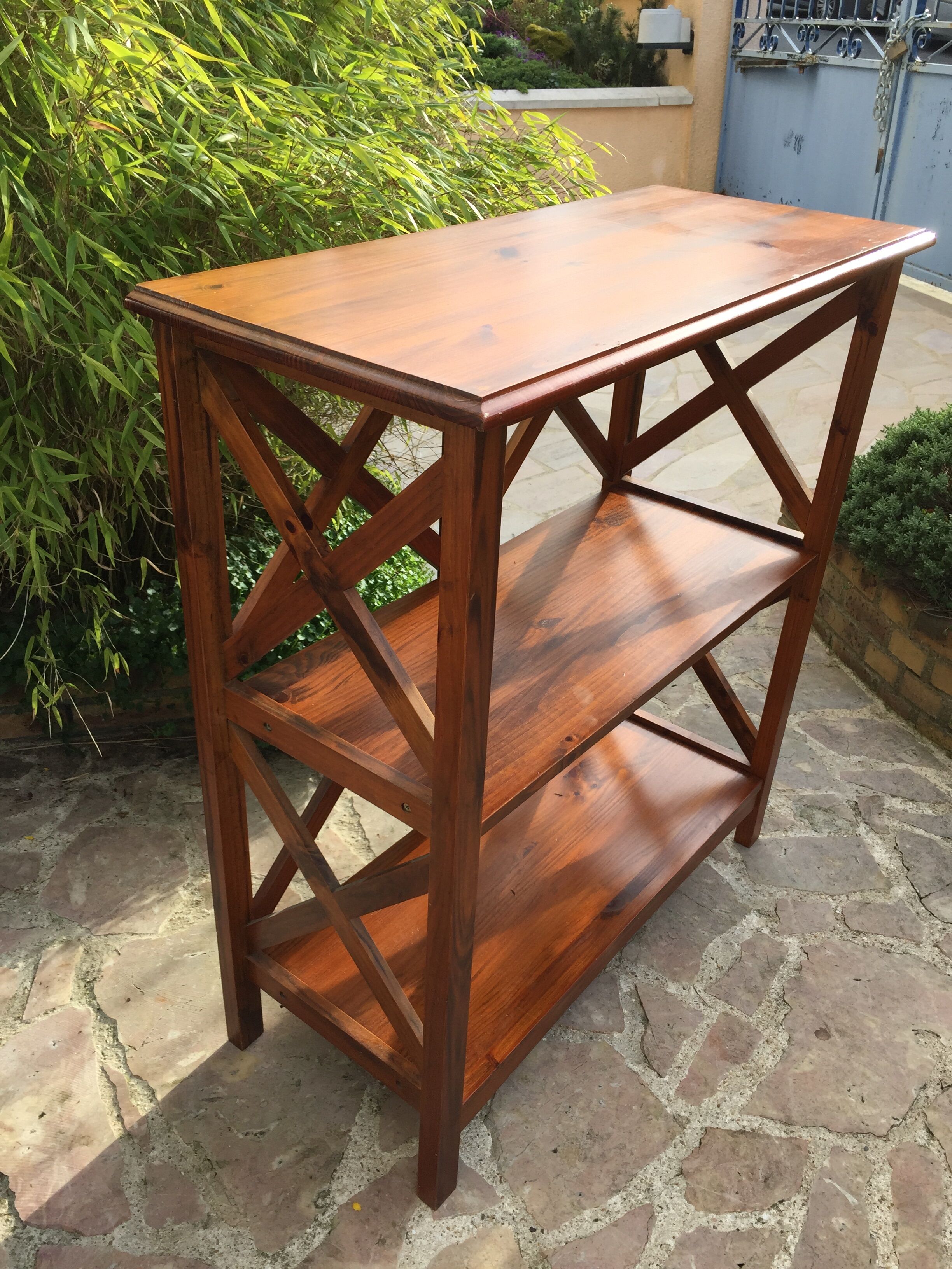 Teak shelf