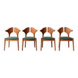Set of 4 dining chairs by Schou Andersen