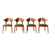 Set of 4 dining chairs by Schou Andersen