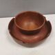 Wooden pipe holder with space to store tobacco in the middle Denmark 1960s