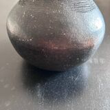 African black clay vase