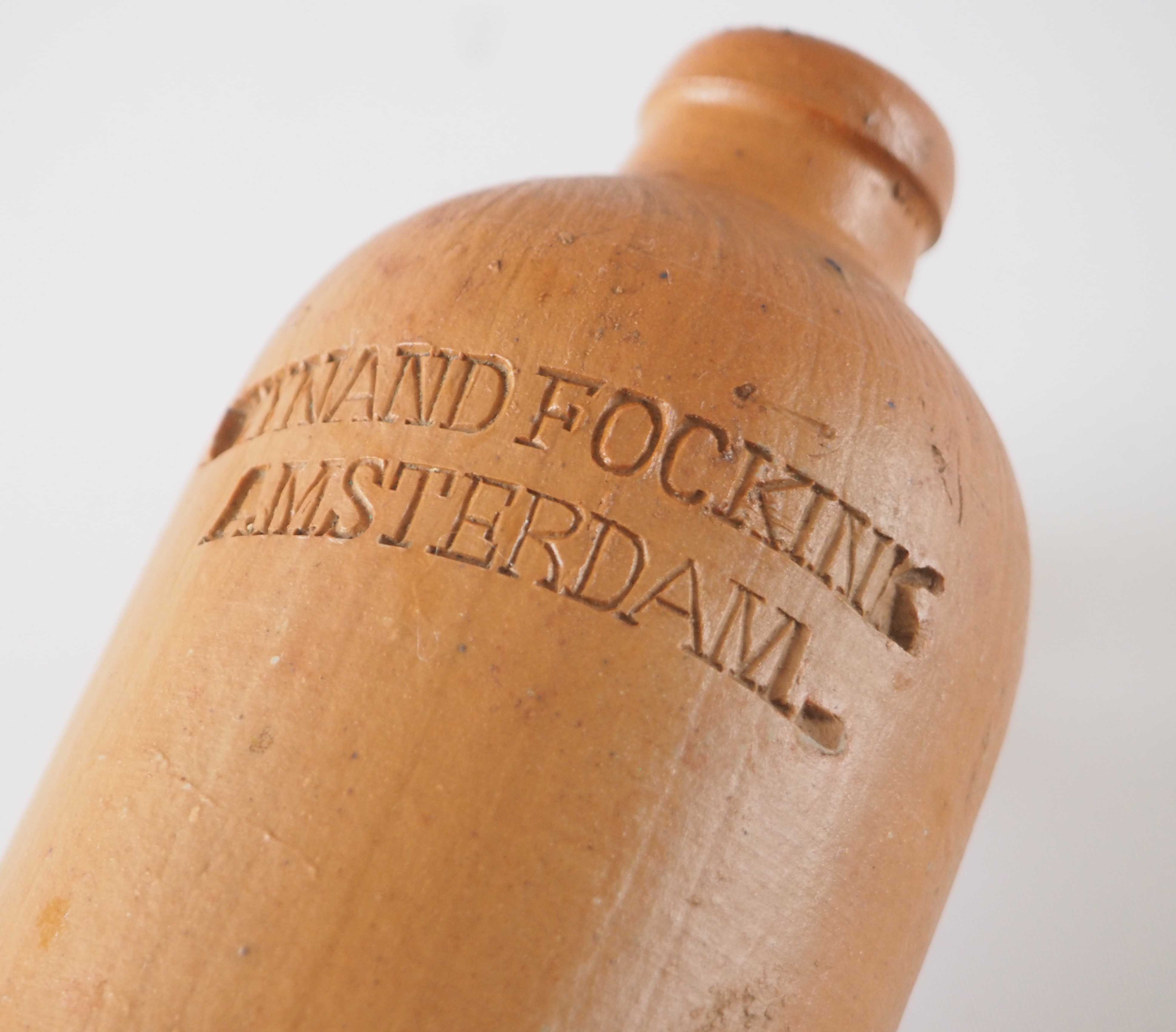 Old sandstone bottle