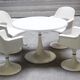 Dining Room Table and Chairs at Kurz's Tulipe Space Age, 1970s
