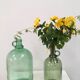 Pair of old demijohn bottles