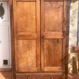 Raw wood wardrobe
