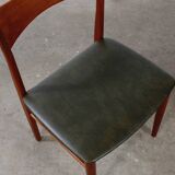 Vintage Teak Stuhl Danish Mid Century Kjærnulf Design 60er