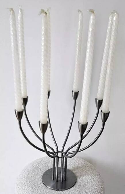 Chandelier/8-arm candelabrum IKEA vintage by Knut and Marianne Hagberg