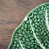 Souptureen and dish in cabbage slip