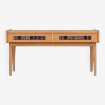 Console en frêne, design danois, années 1970