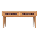 Console en frêne, design danois, années 1970