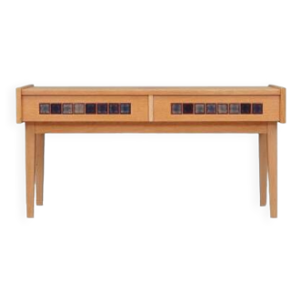 Console en frêne, design danois, années 1970