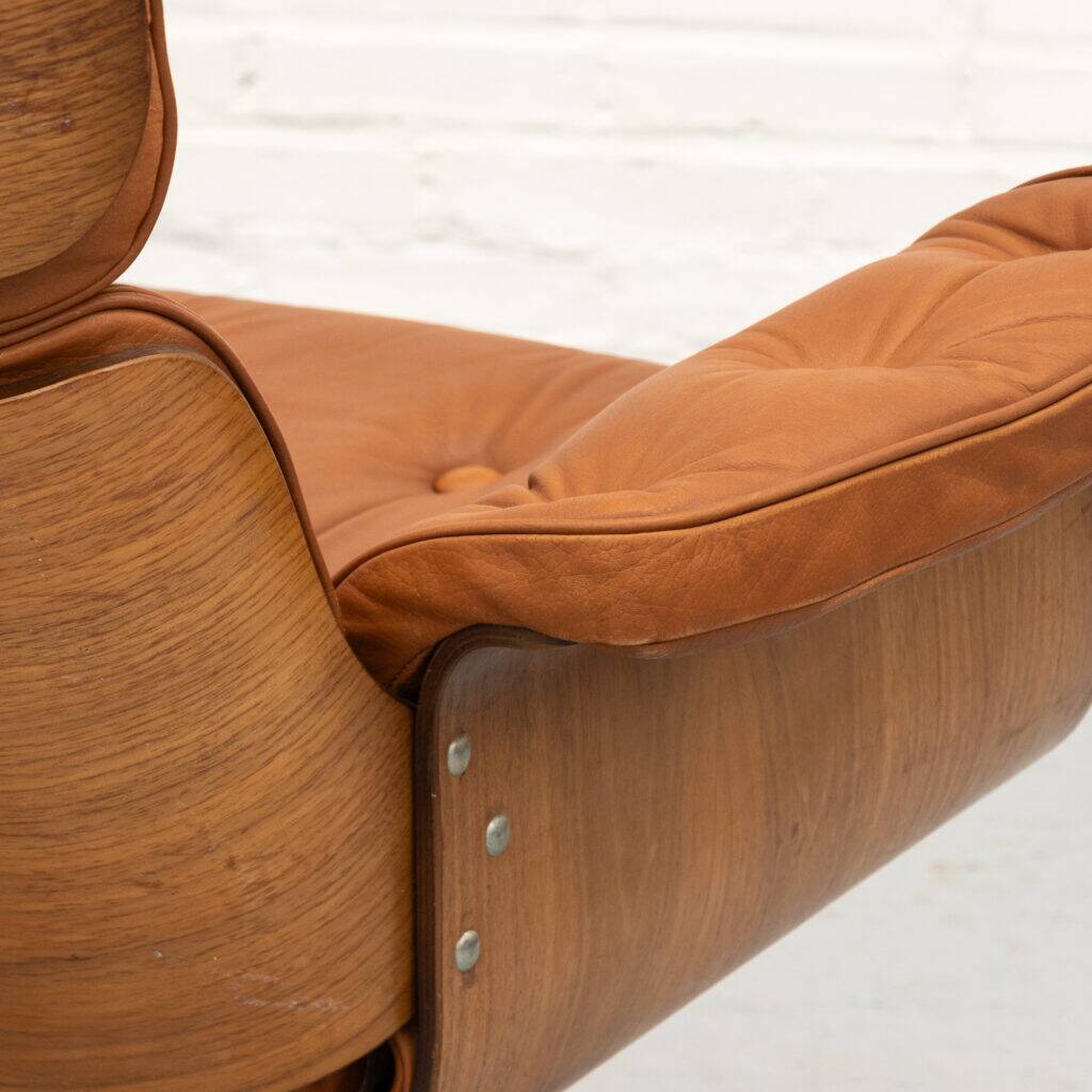 Martin Stoll Giroflex lounge chair 1970s