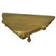 Gilded Rococo Style Mirror With Console Acanthus France
