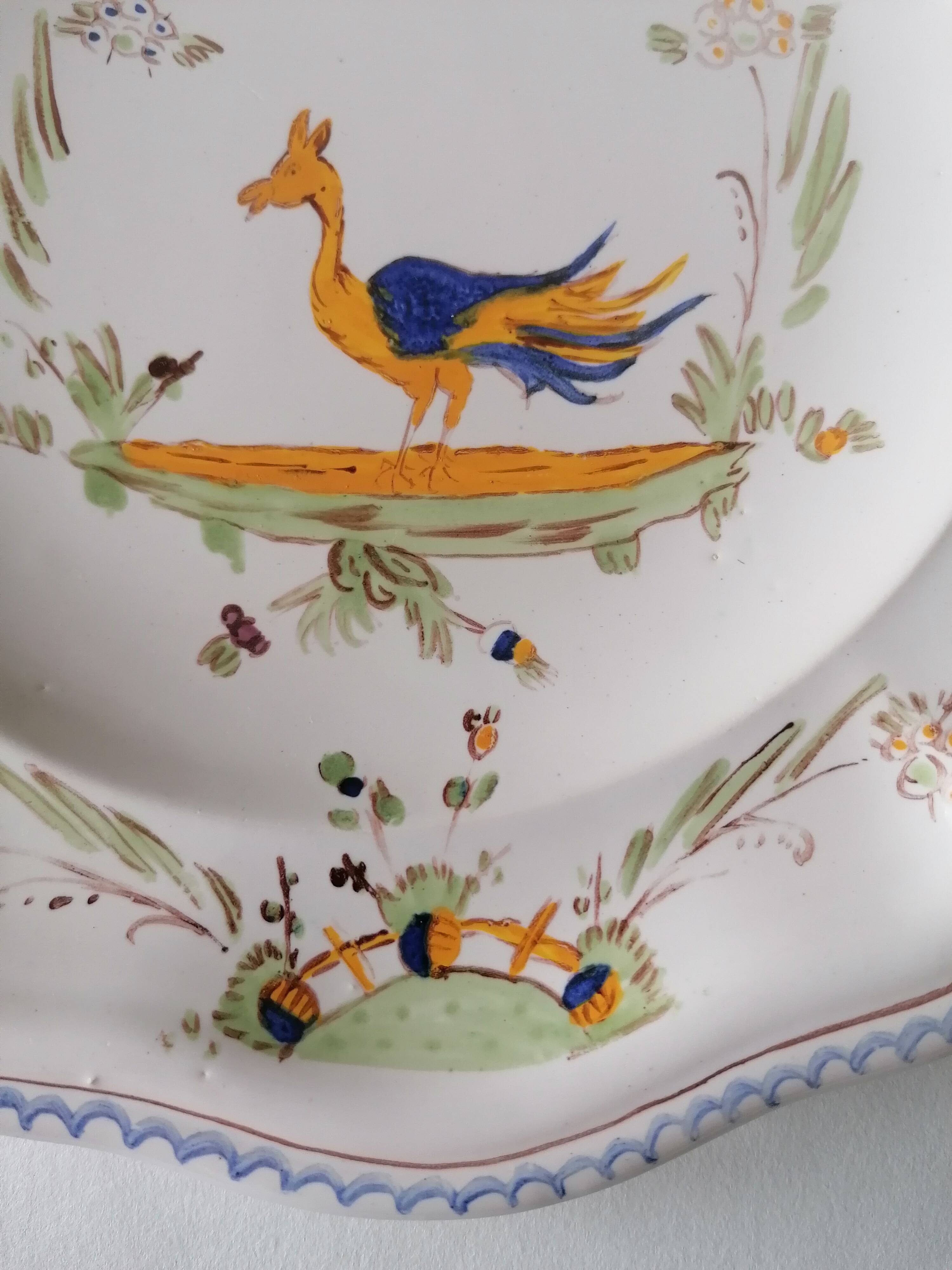 Moustiers faience plate
