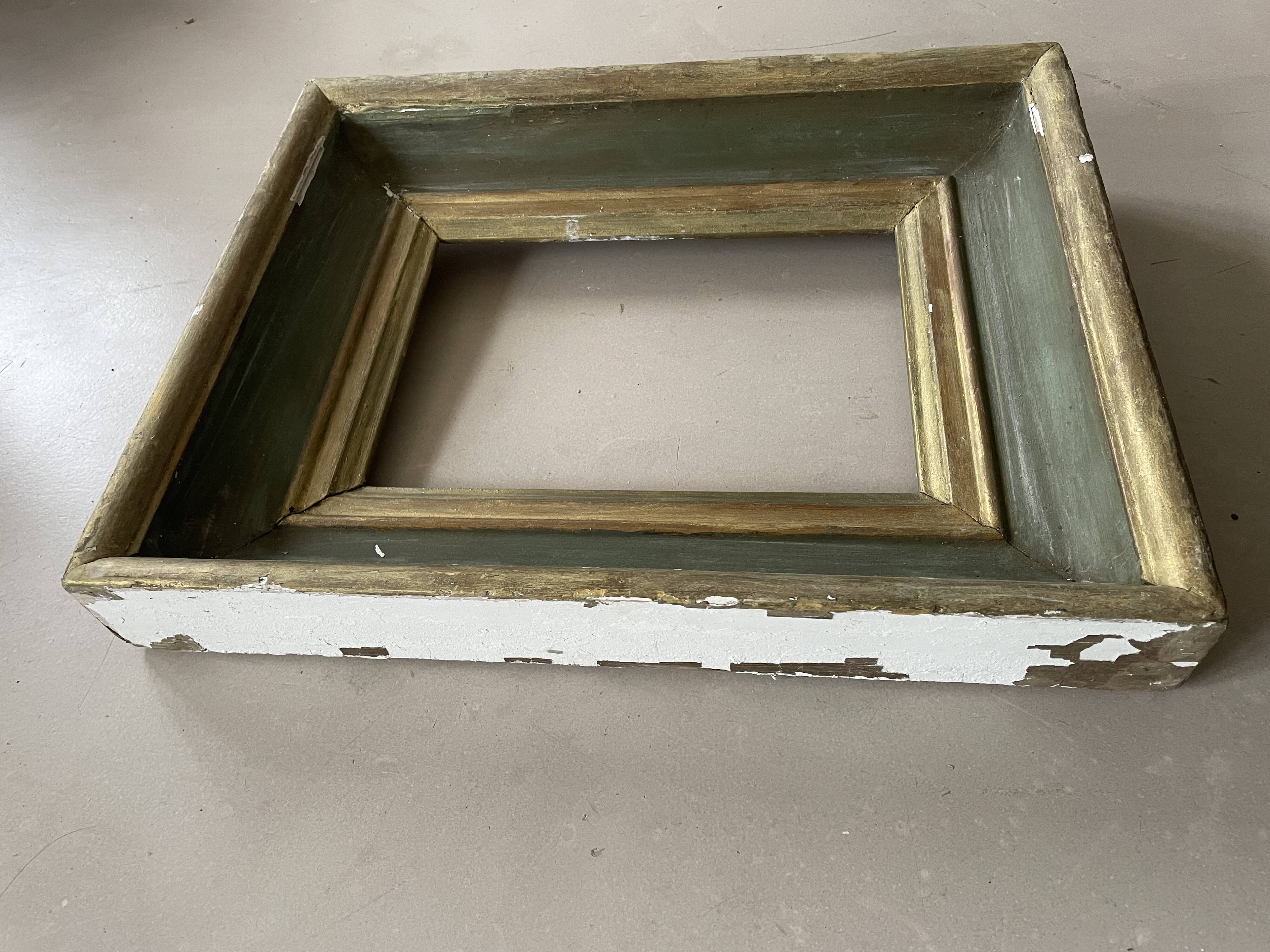 Cadre doré ancien épais 39x48cm
