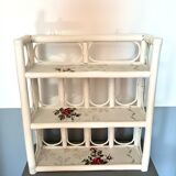 Rattan shelf