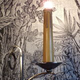 Brutalist jp Ryckaert floor lamp in wrought iron