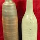 Set of 2 earthenware bottles