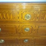 Chest of drawers in Walnut period Louis XVI