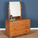 Commode vintage restaurée Ercol Windsor modèle 483 avec miroir