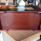 Beautiful vintage wooden magazine rack