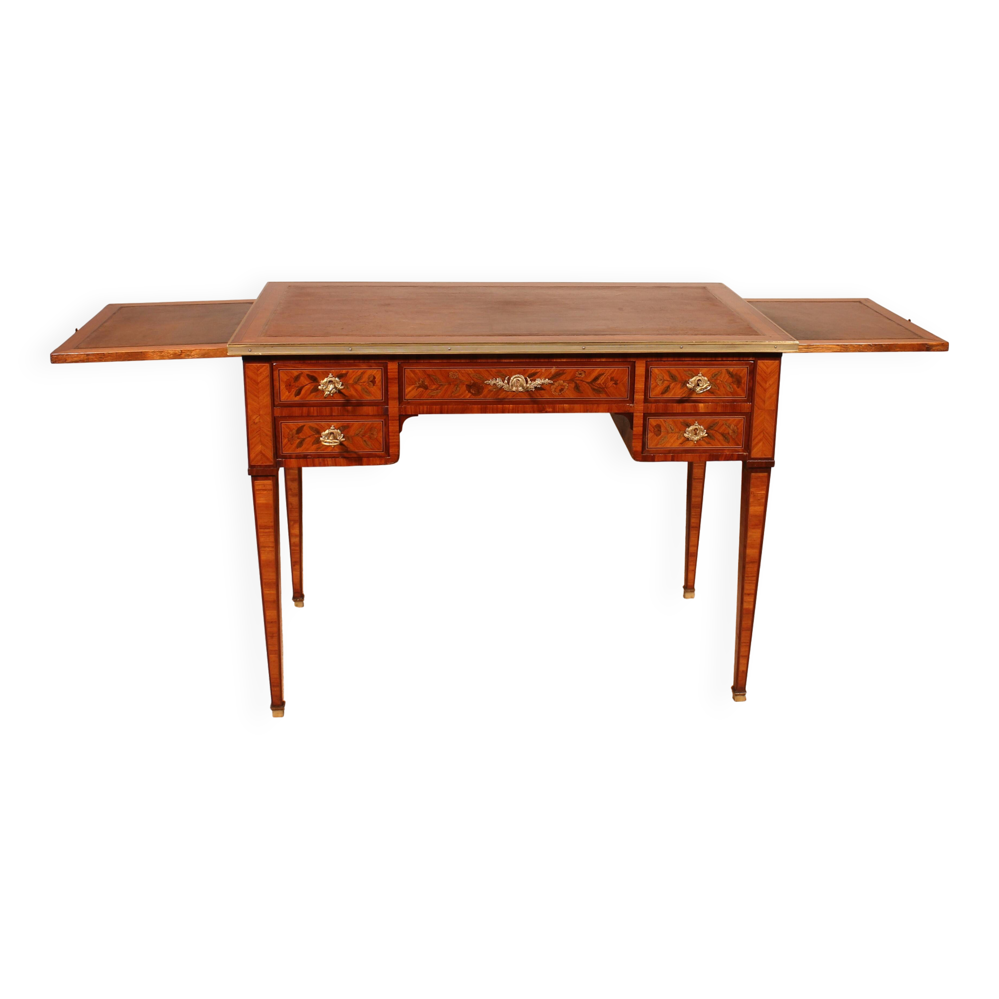Bureau Plat Louis XVI En Bois De Rose