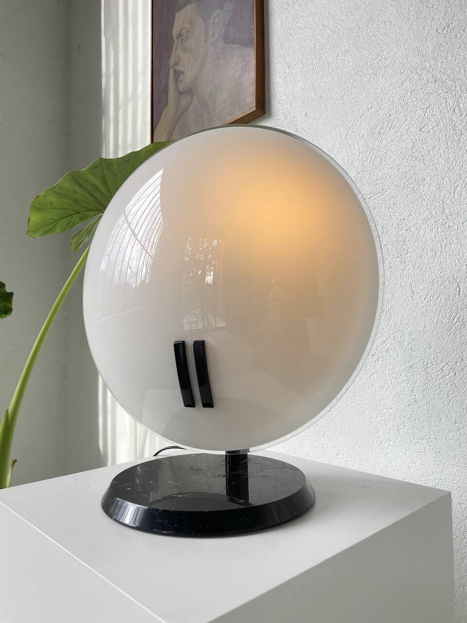“La Perla” desk lamp by Bruno Gecchelin for Oluce 1980