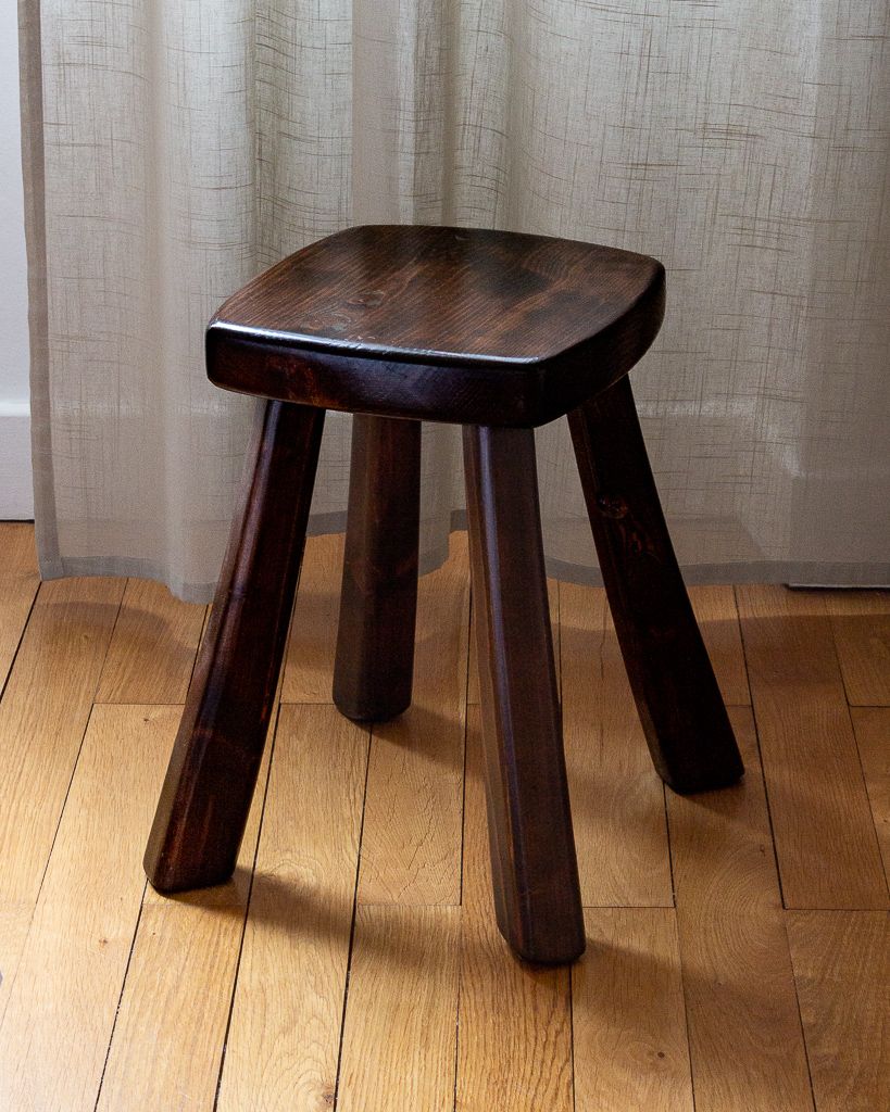 Pine stool feet trumpet, Alpine folk art, 2nd half of the twentieth century