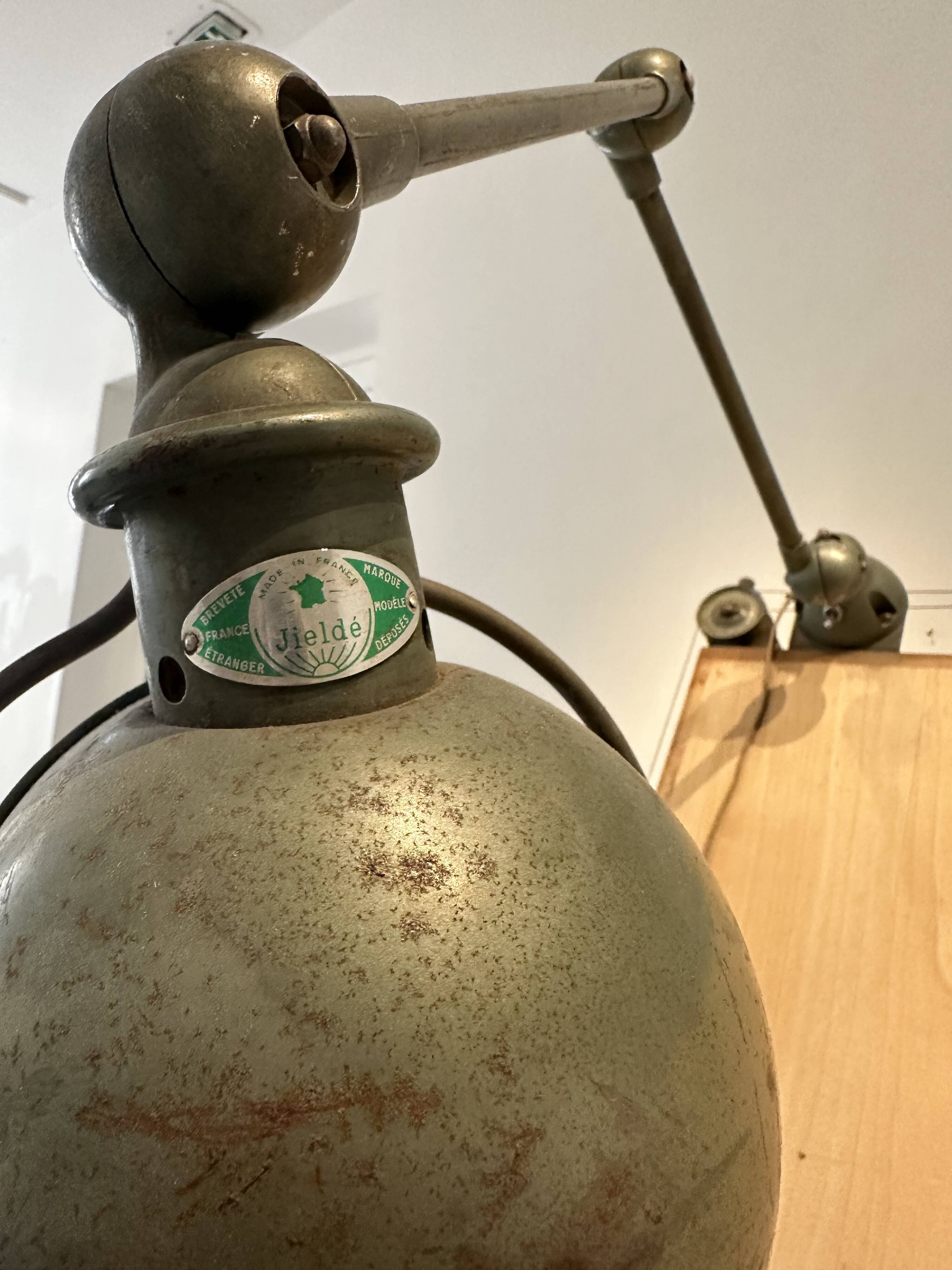 Architect's drawing table by Lucien Sautereau, 1940s – Jieldé lamp