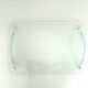Plateau en verre transparent dans le style de Fontana Arte, Italie, années 1980.