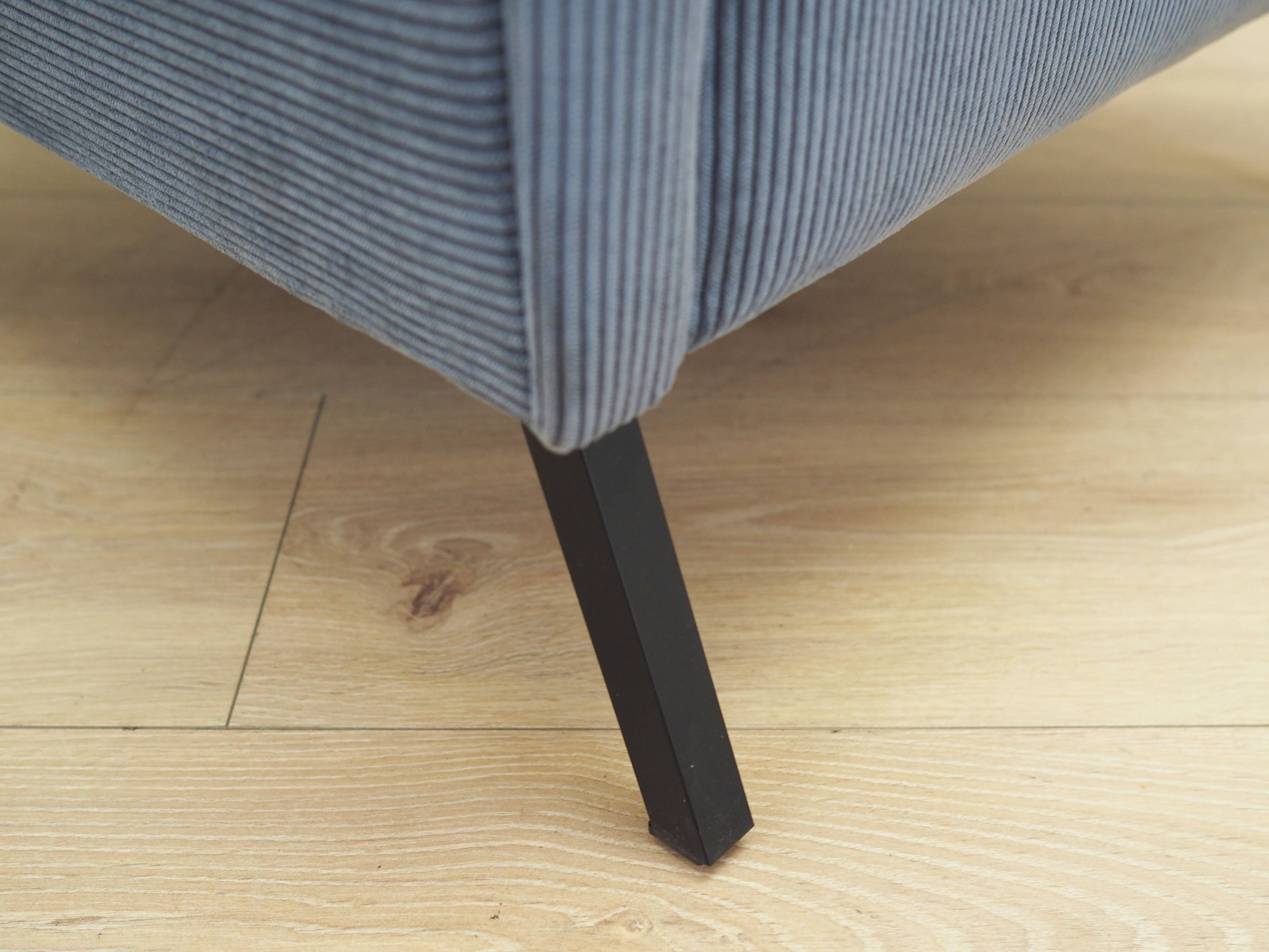 Blue armchair, Italian design, 1970s, production: Italy