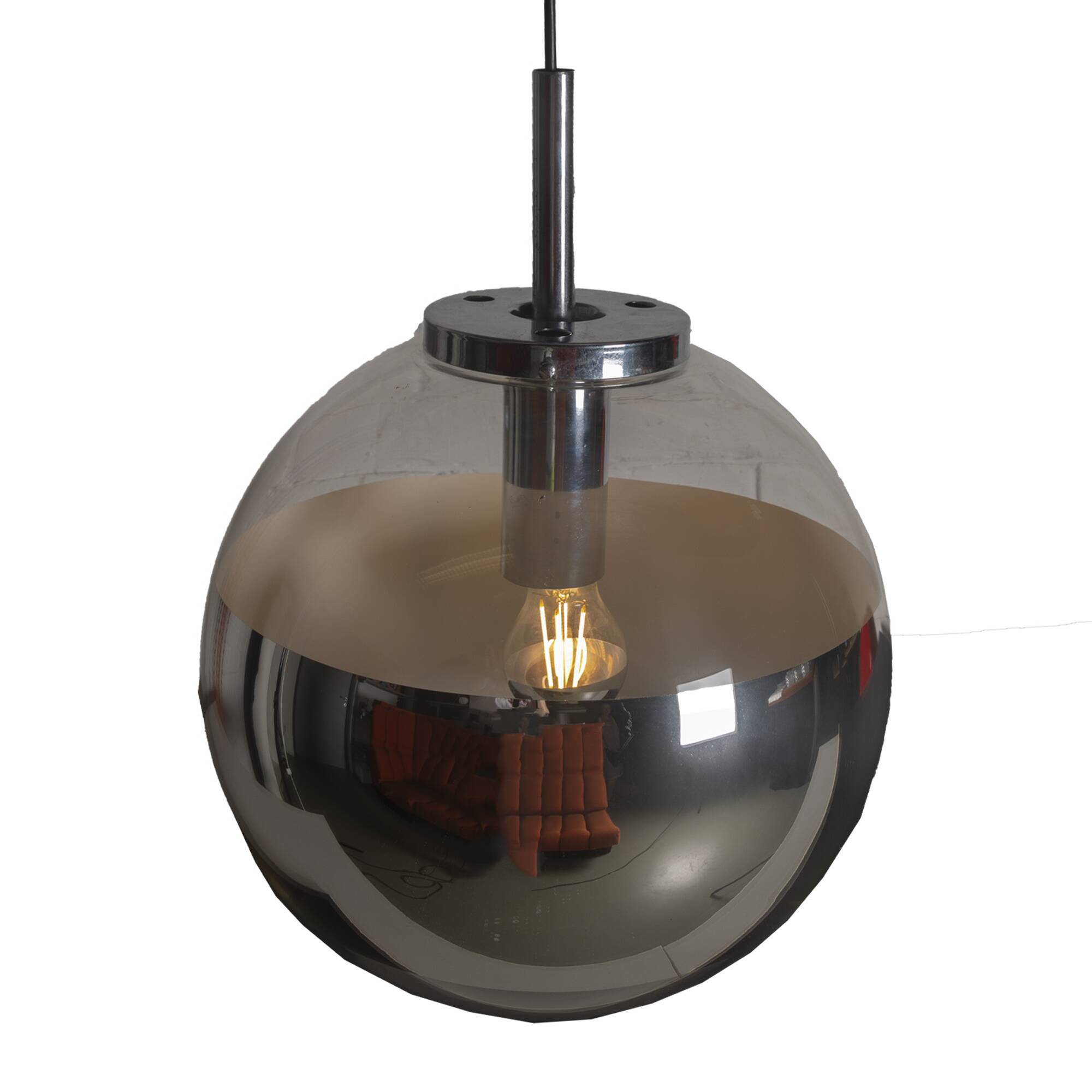Chrome 'Magic Eye' Peil & Putzler Pendant Lamp