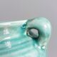 Glazed green-blue ceramic vase