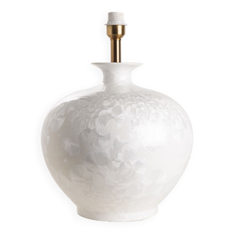 Base lamp round vase white-e27 lam.0365