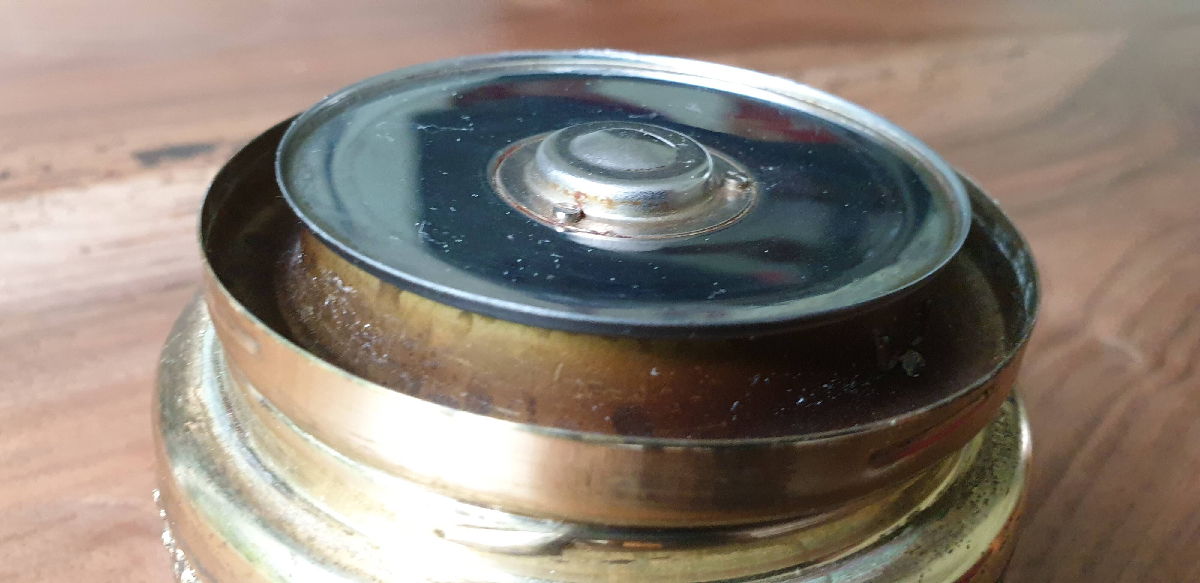 Ehrard Schleuderascher brass wheeled ashtray 1960s