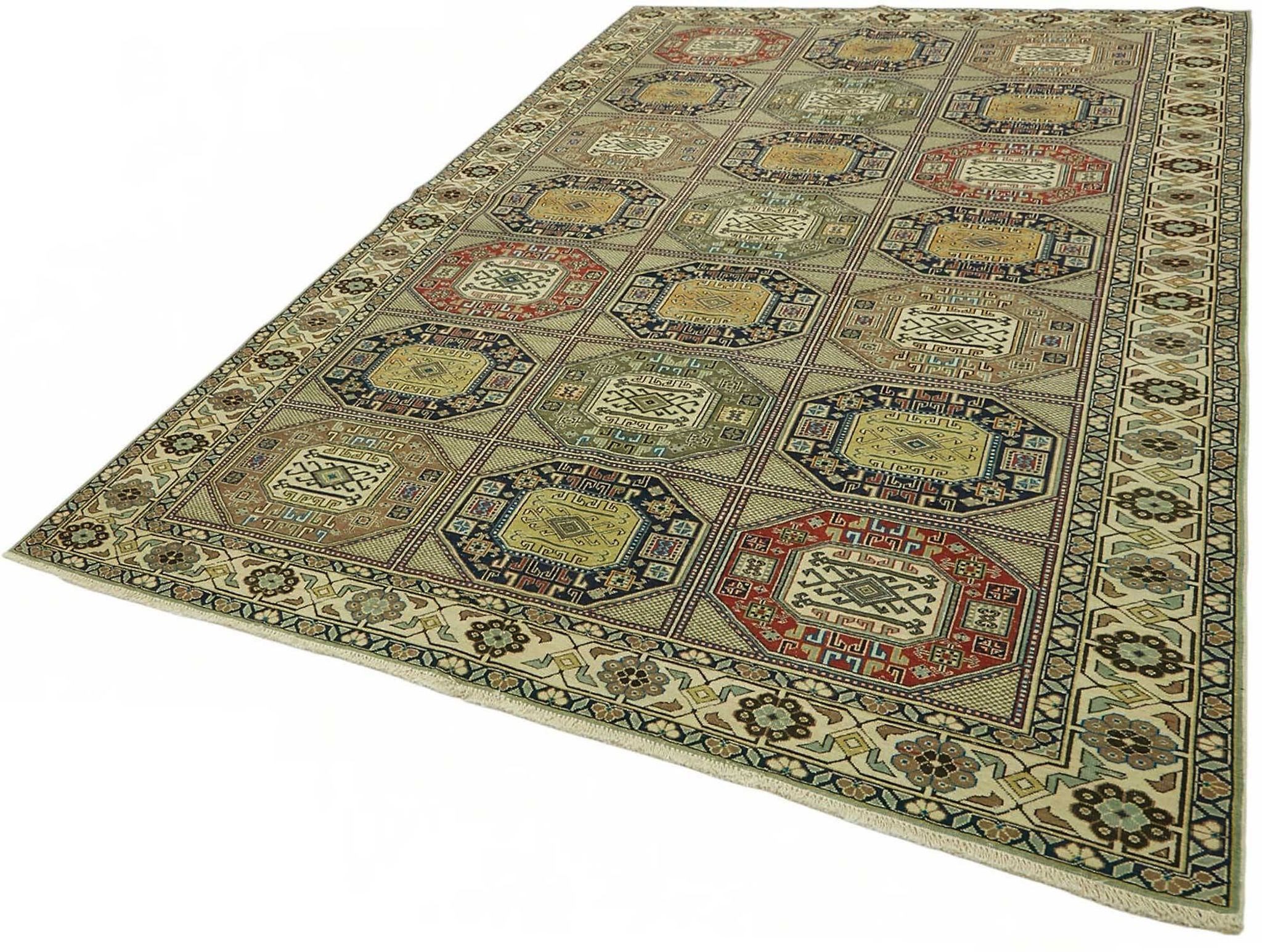 Tapis vintage en laine turque Kayseri