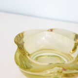 Nice empty yellow crystal pocket, vintage