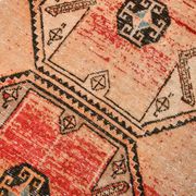 3x10 Peach Orange Handmade Wool Runner Rug, 81x293Cm