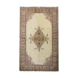 Vintage tabris handwoven wool persian rug- 137x204cm