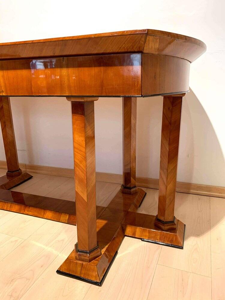Biedermeier Desk in Cherry Veneer, Austria, 1830s