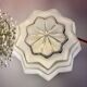 Table lamp globe building vintage art deco