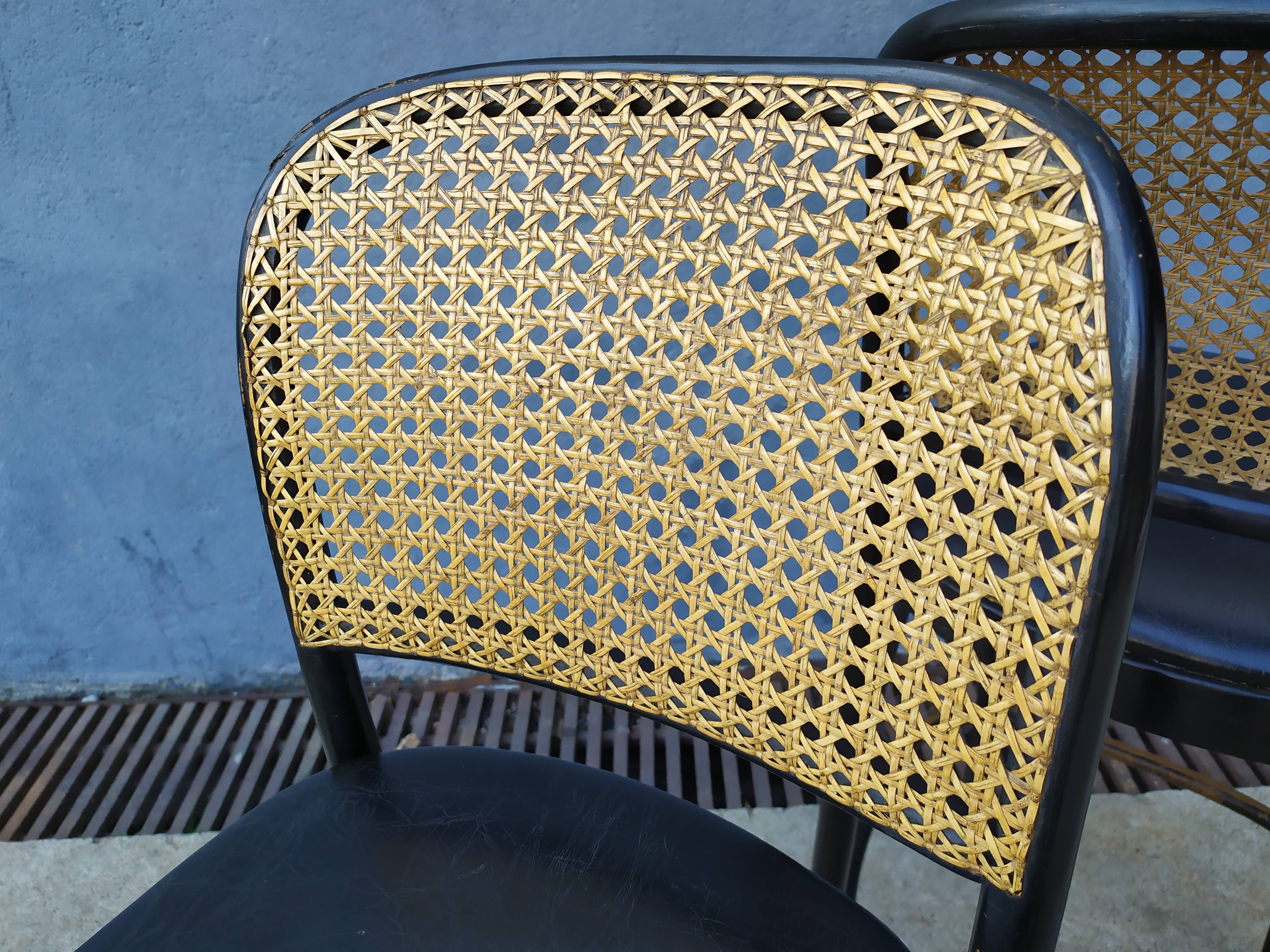 Pair of bistro bar stools